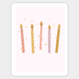 Birthday Candles Sticker